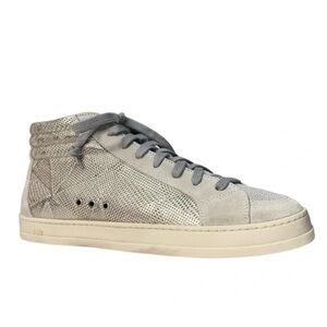 P448 | Women's Skate Prisma High Top Metallic Leather Sneaker Size 11